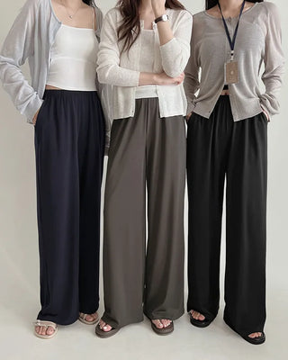 Wide training pants