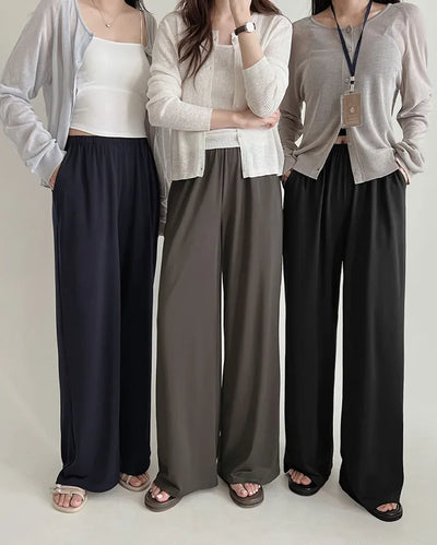 Wide training pants