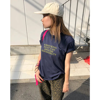 Always Lettering Half-Sleeve T-Shirt