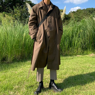 Khaki Brown Oversized Trench Coat (2 colors)