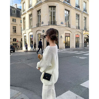 Oversized Boat Neck Knit
