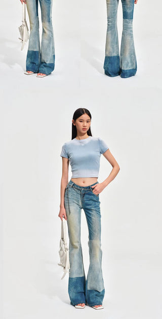 [NOTAWEAR] Equestrian Badge Slim Fit Crop  Tee