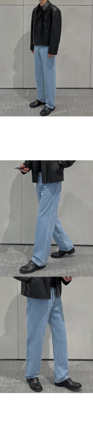 Fore Semi-Wide Denim Pants