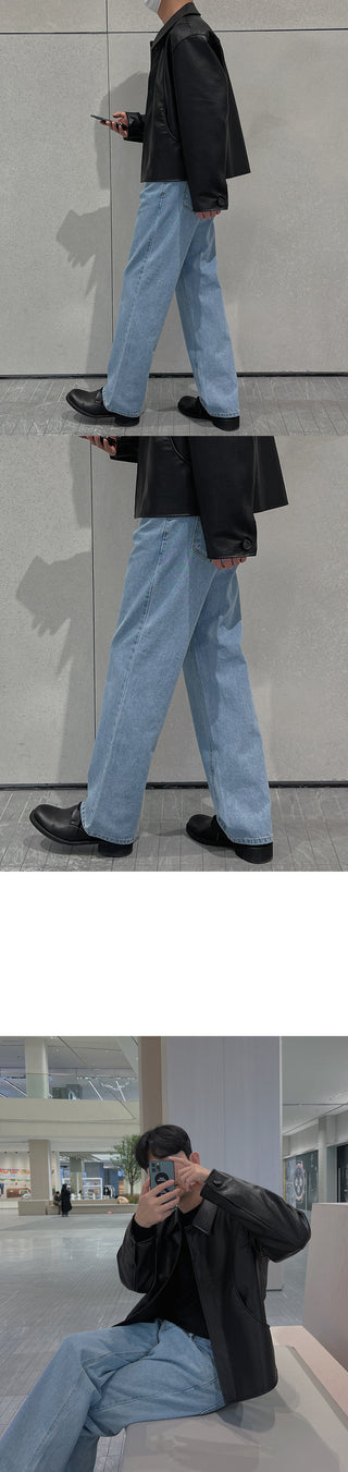 Fore Semi-Wide Denim Pants