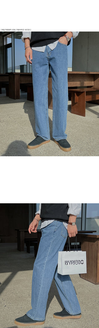 Fore Semi-Wide Denim Pants