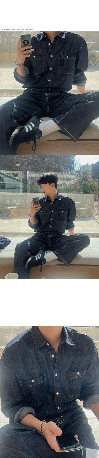 Leo Raw Denim Shirt