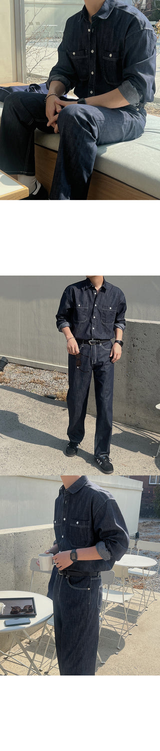 Leo Raw Denim Shirt