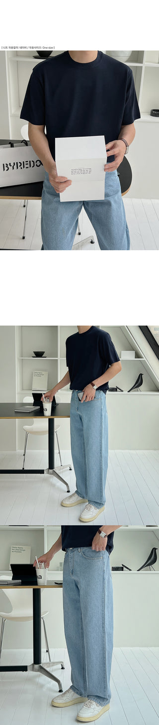 Fore Semi-Wide Denim Pants