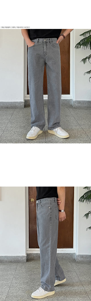 Fore Semi-Wide Denim Pants