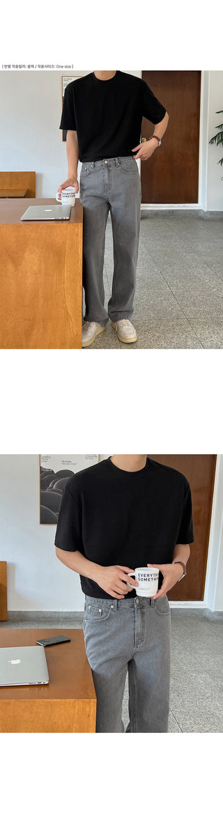 Fore Semi-Wide Denim Pants