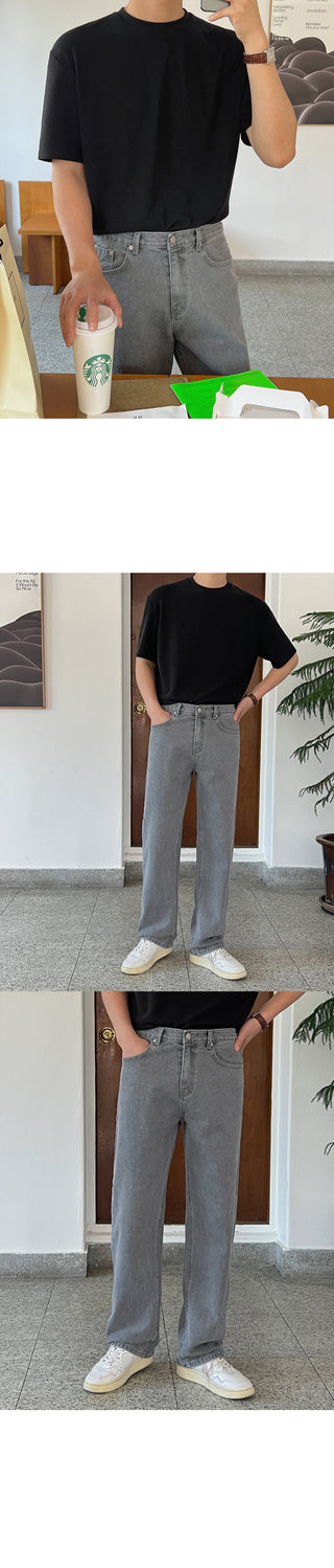 Fore Semi-Wide Denim Pants