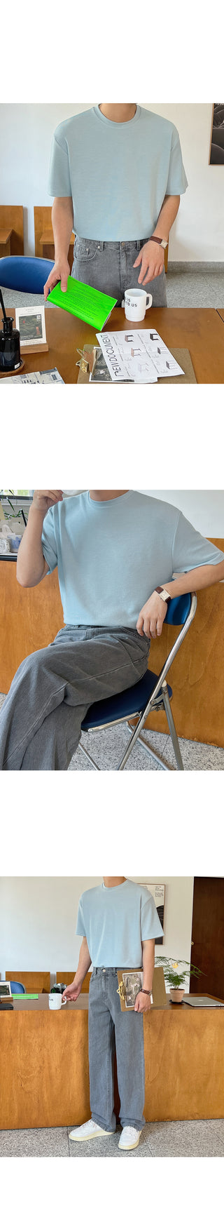 Fore Semi-Wide Denim Pants