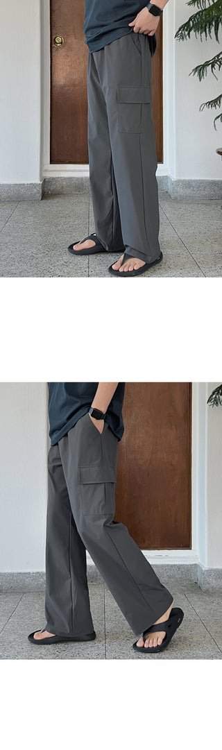 Week Ice Cargo Elastic Waist Pants