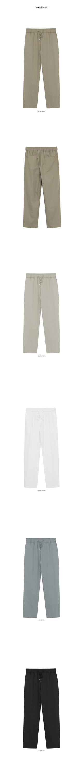 Only Linen Crop Elastic Waist Pants