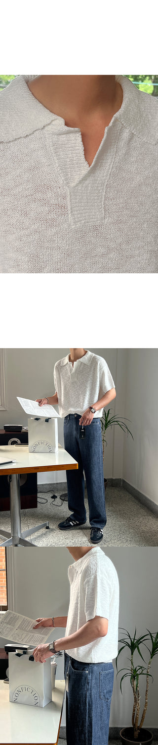 Piece Cooling Linen Wide Denim Pants