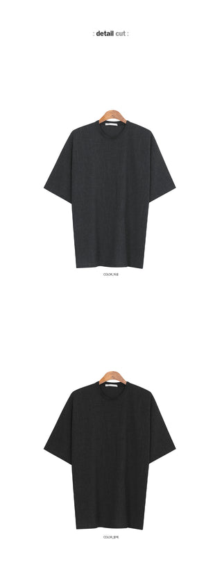 Lounge Pleated Half T-shirt