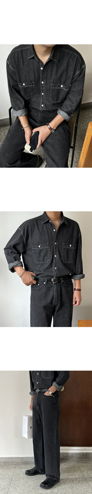 Dijon Pocket Denim Overshirt