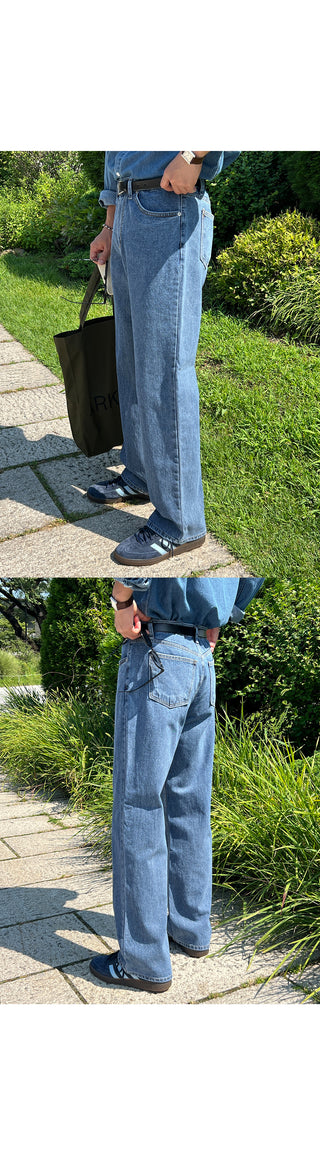 Fore Semi-Wide Denim Pants