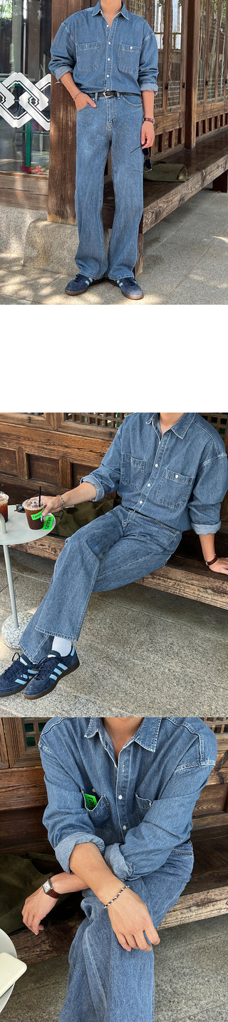 Fore Semi-Wide Denim Pants