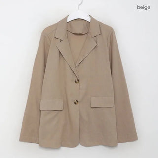 Basic linen jacket