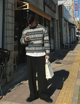 Fair Isle Round Knit (3 colors)