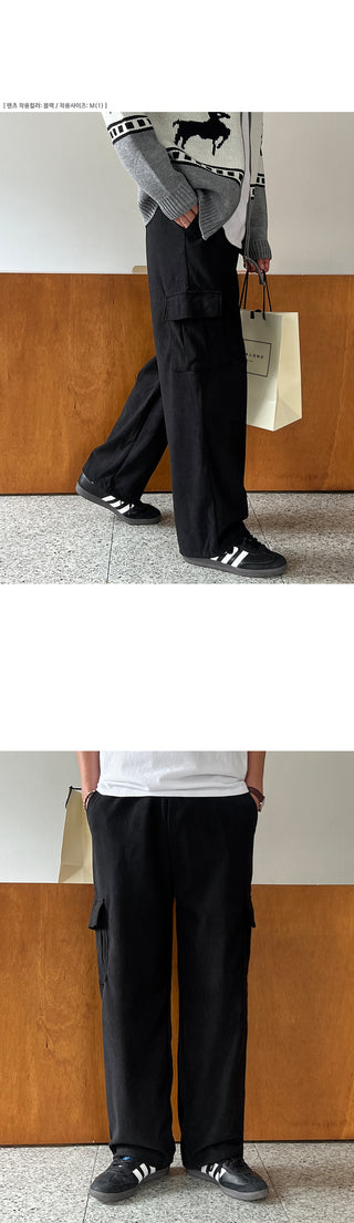 Reason Corduroy Cargo String Pants
