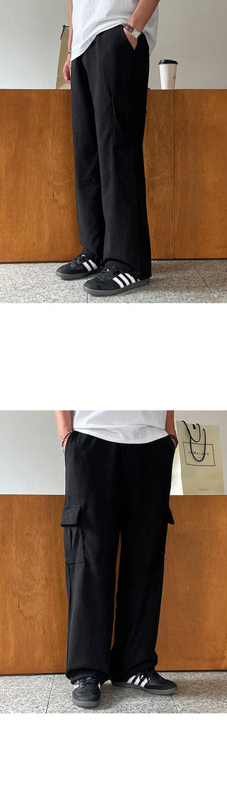 Reason Corduroy Cargo String Pants