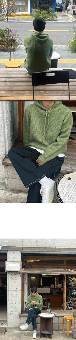 Mellow Recycle Knit Hoodie