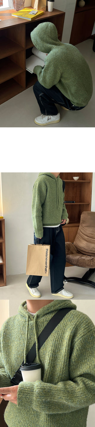 Mellow Recycle Knit Hoodie