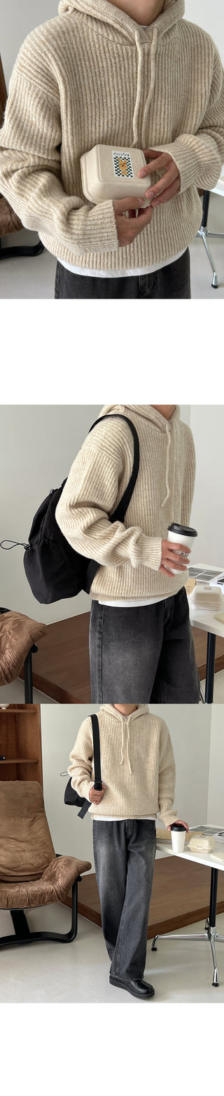 Mellow Recycle Knit Hoodie