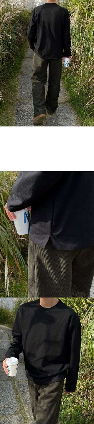 Steady Fleece-Lined Corduroy Wide Pants