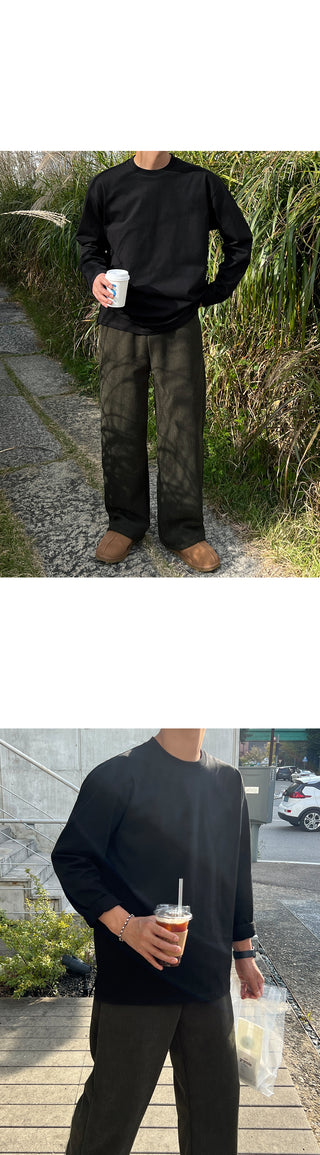 Steady Fleece-Lined Corduroy Wide Pants