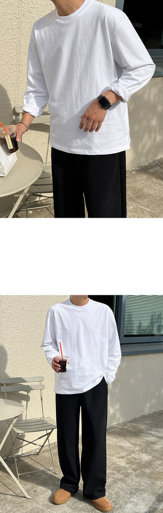 Steady Fleece-Lined Corduroy Wide Pants