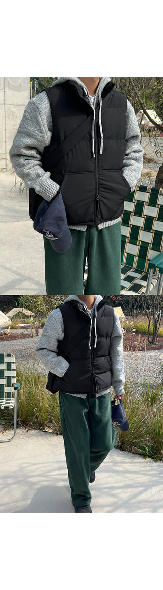 Steady Fleece-Lined Corduroy Wide Pants