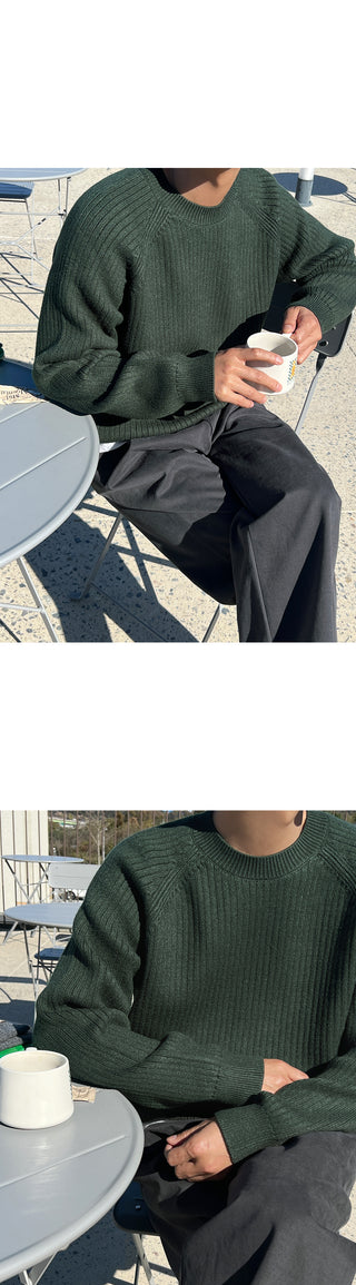 Louvre Peach One-Pleat Half-Band Pants