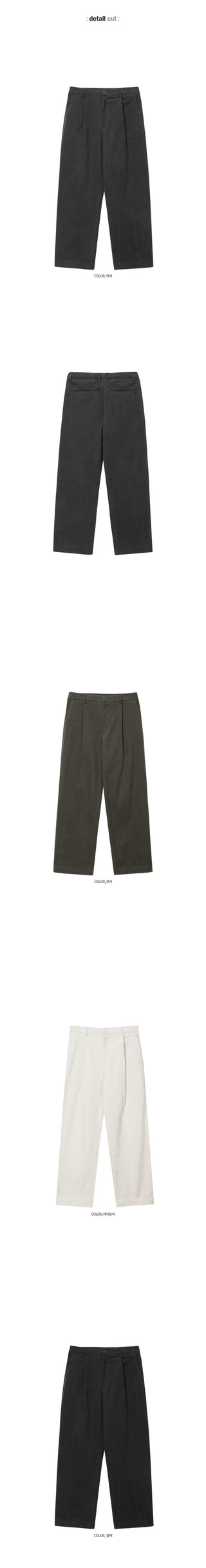 Louvre Peach One-Pleat Half-Band Pants