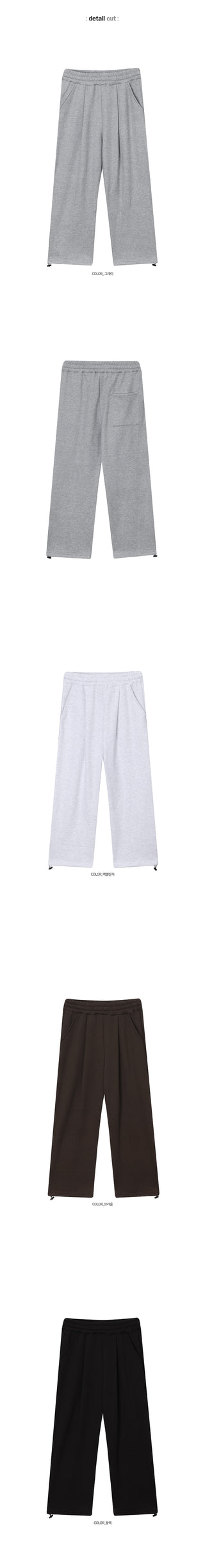 Allo One-Pleat Drawstring Fleece-Lined Training Pants