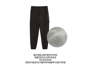 Daily Firm Fur-Lined Jogger Pants