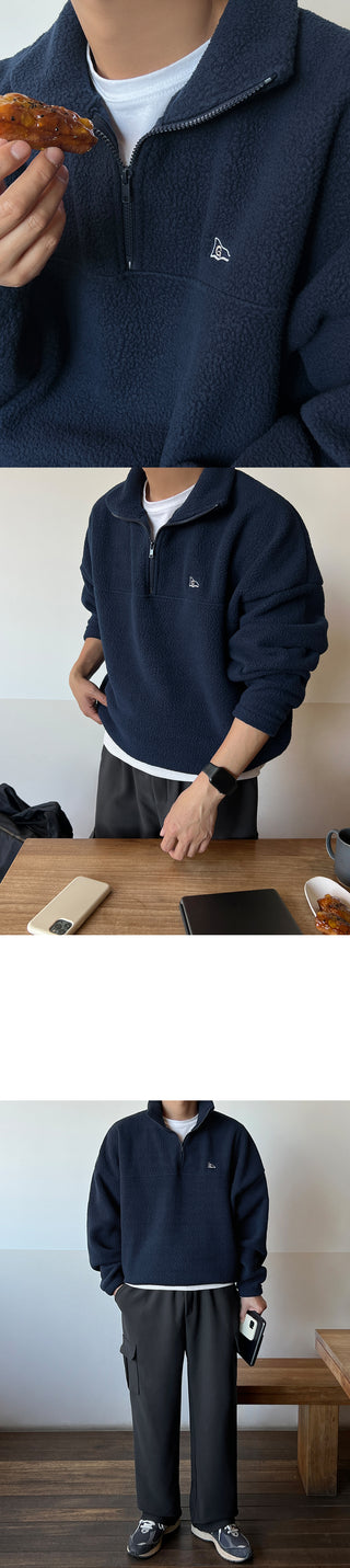 Daily Firm Fur-Lined Cargo Wide Pants