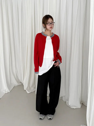 balloon one tuck slacks