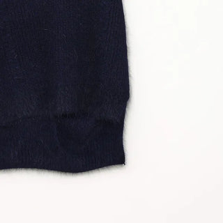 Back Ribbon Angora Vest