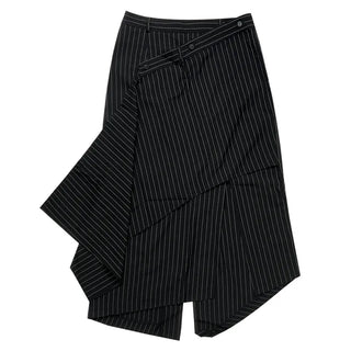 Layered Asymmetrical Long Skirt