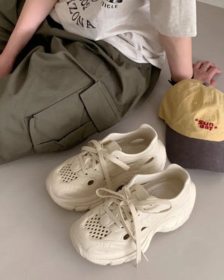 [~25.5] Platform clog sneakers