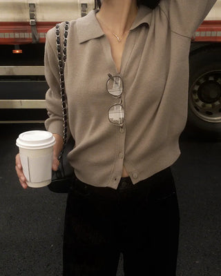 (7 colors) Color Cardigan