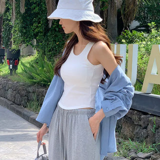 See-through polka dot layered T-shirt