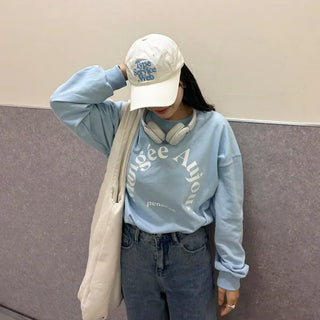 Slit sweatshirt