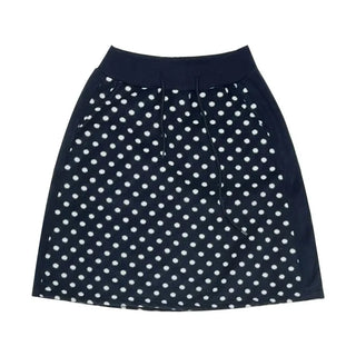 (3 colors) Polka dot fleece skirt