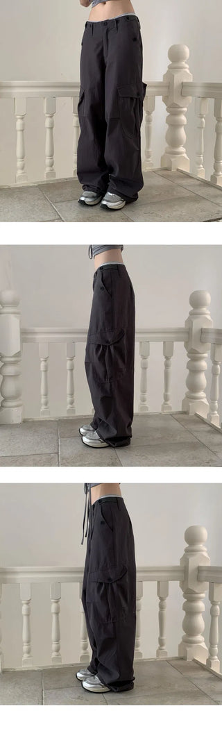 Model Praise/Fit Guaranteed Big Cargo Two-Buckle Long Pants - 4 Colors
