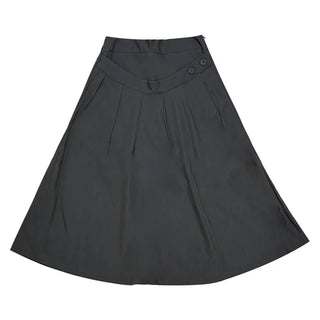 [3 colors] Pleated skirt pants