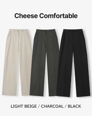 Comfortable semi-wide slacks